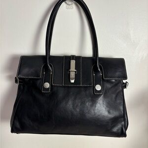 Michael Kors Y2K Black Leather Shoulder Bag